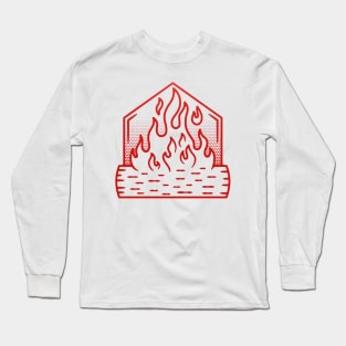 Bonfire red Long Sleeve T-Shirt